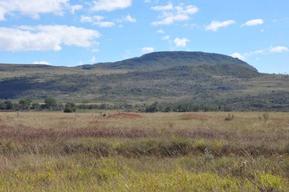 Paisagem na chegada à Alto Paraíso, na Chapada dos Veadeiros - GO